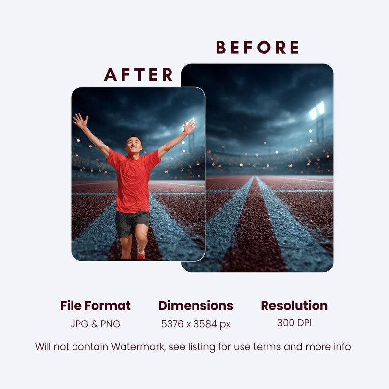 60 Track and Field Digital Backdrops, Running Sports Background, Senior ...