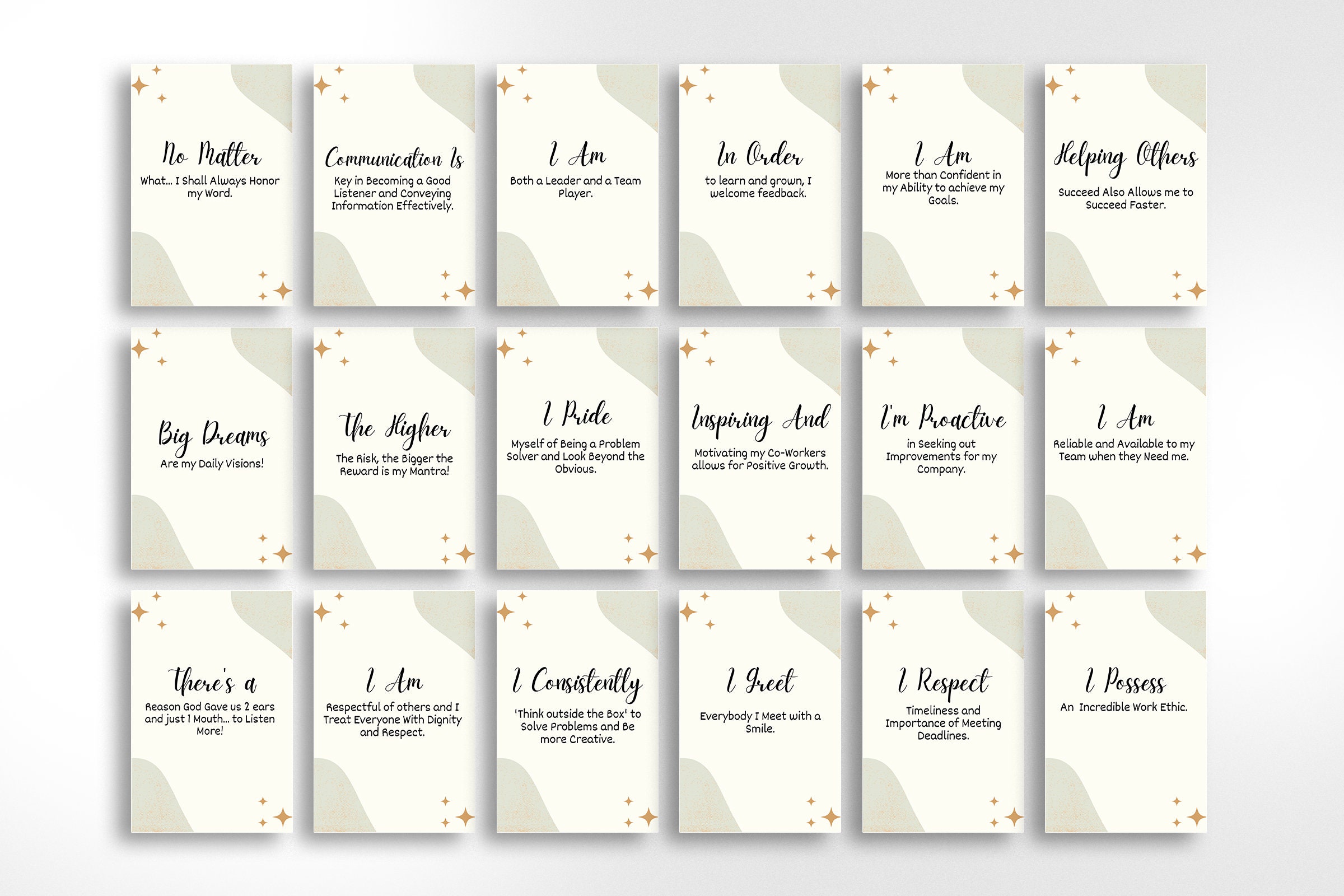 Daily Affirmations for Workplace, Affirmations for Workplace ...