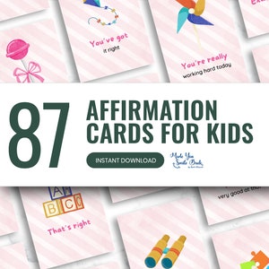 Afirmaciones para niños, Niños motivacionales, Niños imprimibles, Motivación de los niños, Confianza de los niños, Aprendizaje de los niños, Cartel de los niños