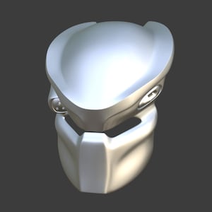 Predator Mask, 3D model, Printing