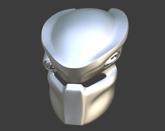 Predator Mask, 3D model, Printing