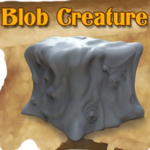 Gelatinous Cube Mini - Dungeon 3D Classics | Dungeons & Dragons | Pathfinder | Tabletop