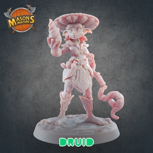 Goblin Druide | Masons Miniaturen | Hochwertige Miniatur | Groß für RPG | D&D | Pfadfinder | Kriegsspiele | 28mm | 32mm | 54mm | 72mm