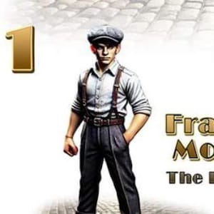 Frankie "Fast Hands" Moretti, KS24 High Speed Horrors - Cosmondo | Miniatura impressa em 3D | Dungeons & Dragons | Call of Cthulhu | Mesa