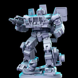 Rollbar, Transforming Robot (Huge Creature)- RN Estudio Printed Miniature | Dungeons & Dragons | Pathfinder | Tabletop