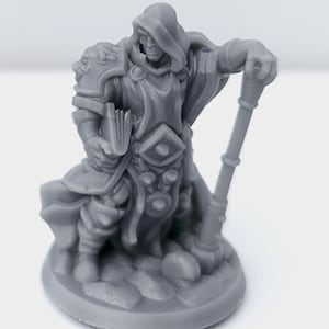 Cleric or Paladin Miniature for Tabletop RPGs | Heroes of the Realm Kickstarter | Dungeons and Dragons
