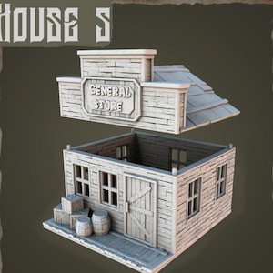 Frontier General Store – Wild West Terrain | Summoner&#39;s Circle Minis