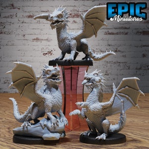 Green Dragon Wyrmling, Elven Storm - Epic Miniatures | Dungeons & Dragons | Pathfinder | Tabletop