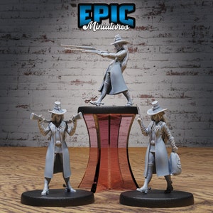 Fantasy Wild West Female Sheriff - Epic Miniatures | Dungeons & Dragons | Pathfinder | Tabletop