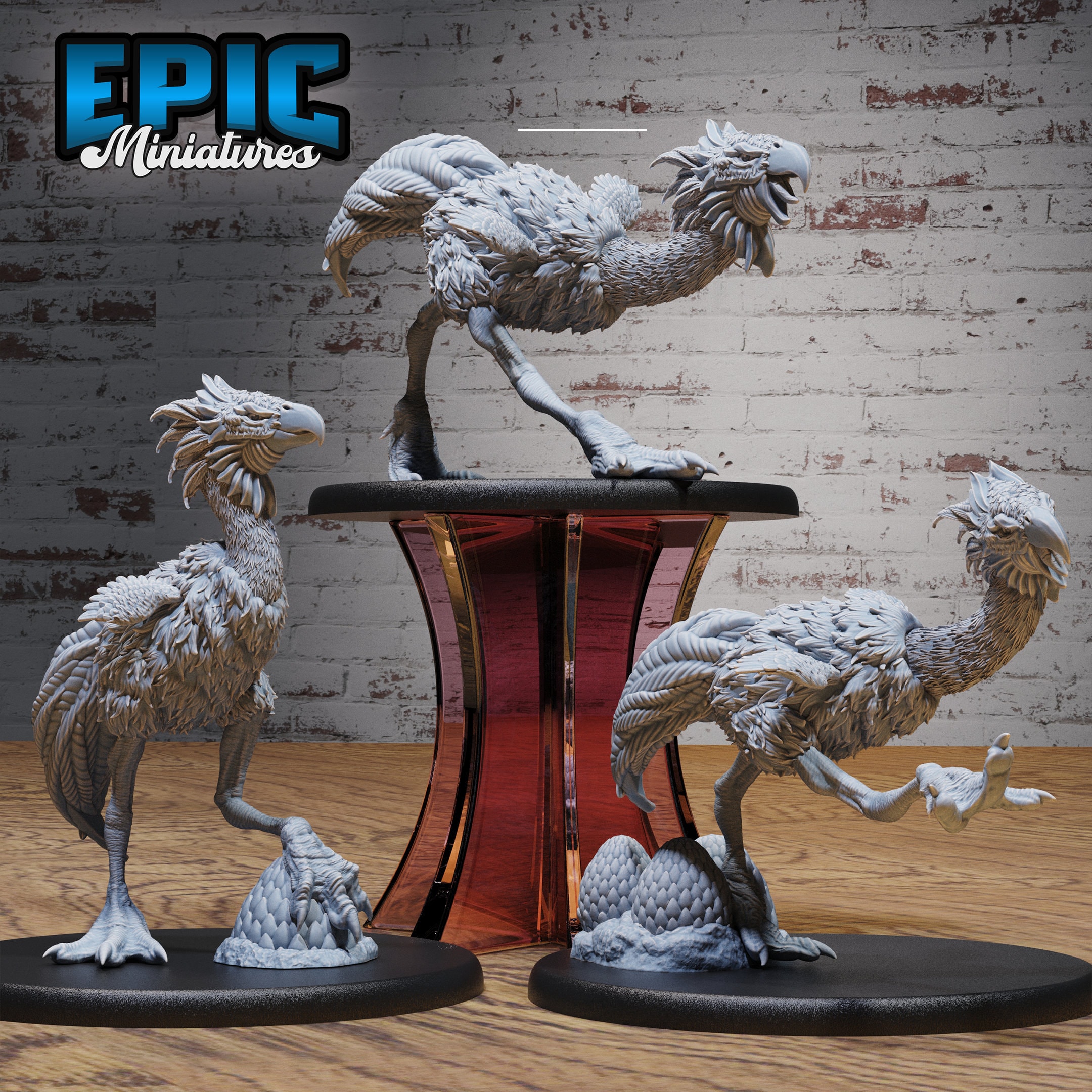 Terror Bird (large Creature), New World Conquest - Epic Miniatures