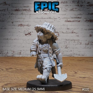 Dog Folk Tribe Farmer - Epic Miniatures, PC Fun Pack | Dungeons & Dragons | Pathfinder | Tabletop
