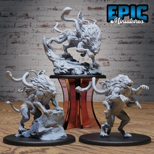 Alpha Phase Panther (groot wezen), Elven Storm - epische miniaturen | Kerkers en draken | Verkenner | Tafelblad