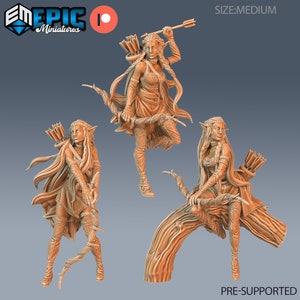 Female Elf Ranger - Epic Miniatures | Dungeons & Dragons | Pathfinder | Tabletop