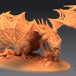Dracolich (Gargantuan) - Epic Miniatures - Tabletop RPG Miniature - Dungeons and Dragons