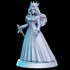 Queen Meliande - RN Estudio Printed Miniature | Dungeons & Dragons | Pathfinder | Tabletop