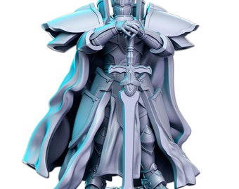 Black Knight - RN Estudio Printed Miniature | Dungeons & Dragons | Pathfinder | Tabletop