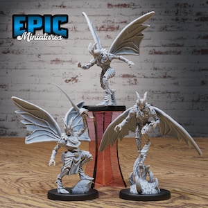 Mothfolk Warrior - Epic Miniatures | Dungeons & Dragons | Pathfinder | Tabletop