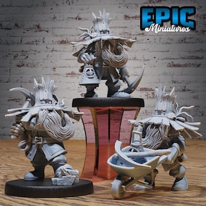 Dwarf Miner, Dwarf Mountain - Epic Miniatures | Dungeons & Dragons | Pathfinder | Tabletop