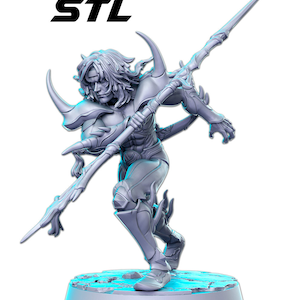 Cecil, Paladin/Dark Knight - RN Estudio Printed Miniature | Dungeons & Dragons | Pathfinder | Tabletop