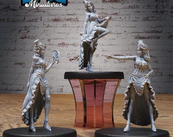 Fantasy Wild West Saloon Dancer - Epic Miniatures | Dungeons & Dragons | Pathfinder | Tabletop