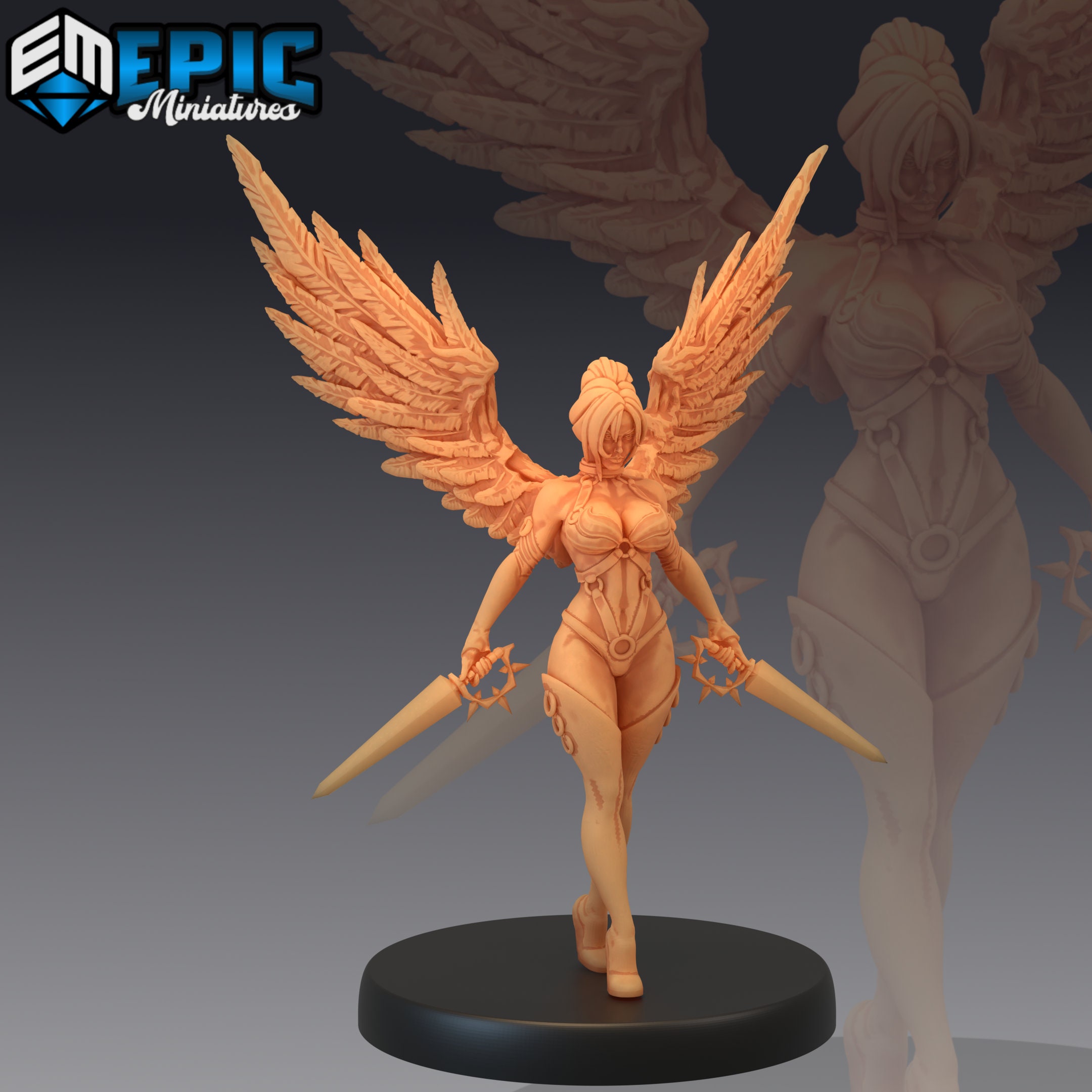 Angel Miniature for Tabletop Games | Epic Miniatures | Dungeons and ...