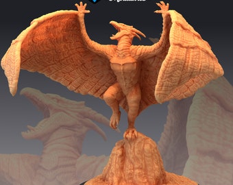 Giant Pterosaur (Gargantuan Creature) - Epic Miniatures | Dungeons & Dragons | Pathfinder | Tabletop