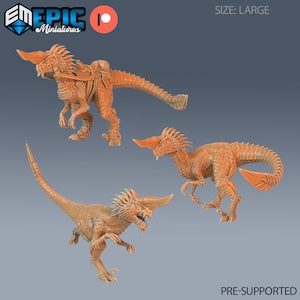 Horned Raptor (Large Creature) - Epic Miniatures | Dungeons & Dragons | Pathfinder | Tabletop