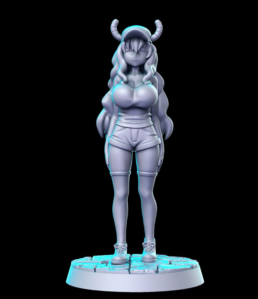 Lucoa Figure Maid Dragon - Etsy Lucoa Figure Maid Dragon - Etsy