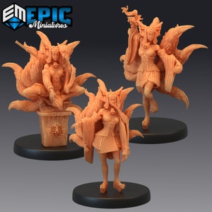 Kitsune - Epic Miniatures | Dungeons & Dragons | Pathfinder | Tabletop