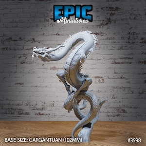 Iron Fist Tournement, Mythical Wish Dragon (Gargantuan) - Epic Miniatures - Tabletop RPG Miniature - Dungeons and Dragons