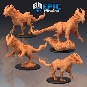 Qilin Dragon Horse (Large) for Tabletop RPGs | Dungeons and Dragons