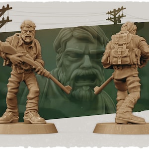 John, Apocalypse Survivor - Kraken Apocalypse Dawn Printed Miniature | Dungeons & Dragons | Pathfinder | Tabletop