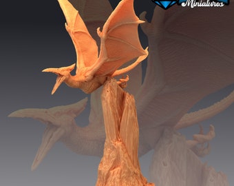 Pterosauro (Creatura enorme) - Miniature epiche / Dungeons & Dragons / Pathfinder / Tabletop