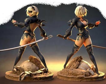 YoRHa No.2 Type B 2B Automata - Layer Legend Studio | Tabletop RPG | Cyberpunk | Wargames