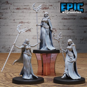 Elf Queen, Elven Storm - Epic Miniatures | Dungeons & Dragons | Pathfinder | Tabletop