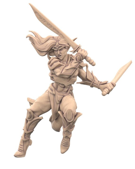 Elf Bladesinger for Tabletop Rpgs Dungeons and Dragons Etsy