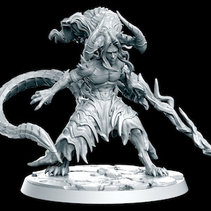 Draco Warrior- RN Estudio Wydrukowana Miniatura | Dungeons & Dragons | Pathfinder | Gra planszowa