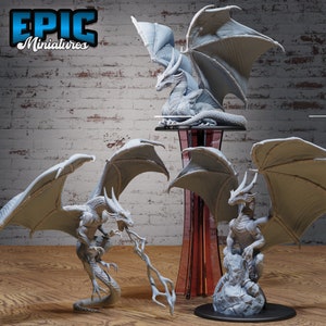 Storm Dragon (Huge Creature), Elven Storm - Epic Miniatures | Dungeons & Dragons | Pathfinder | Tabletop