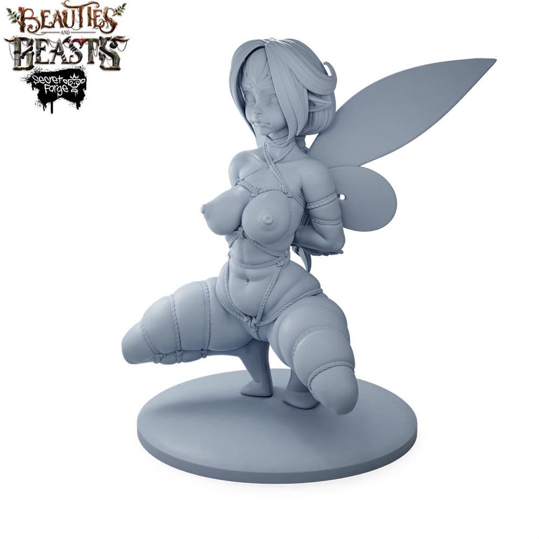 Entangled by Magic, Fairy Pin up Miniature for Tabletop Rpgs Secret Forge Fae Gon Wild Dungeons and Dragons - Etsy