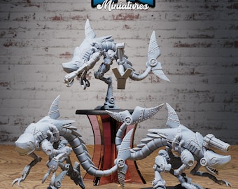 Steam-tech X1100 Sharknator (großes Konstrukt) - Epic Miniatures | Dungeons & Dragons | Pfadfinder | Tischplatte