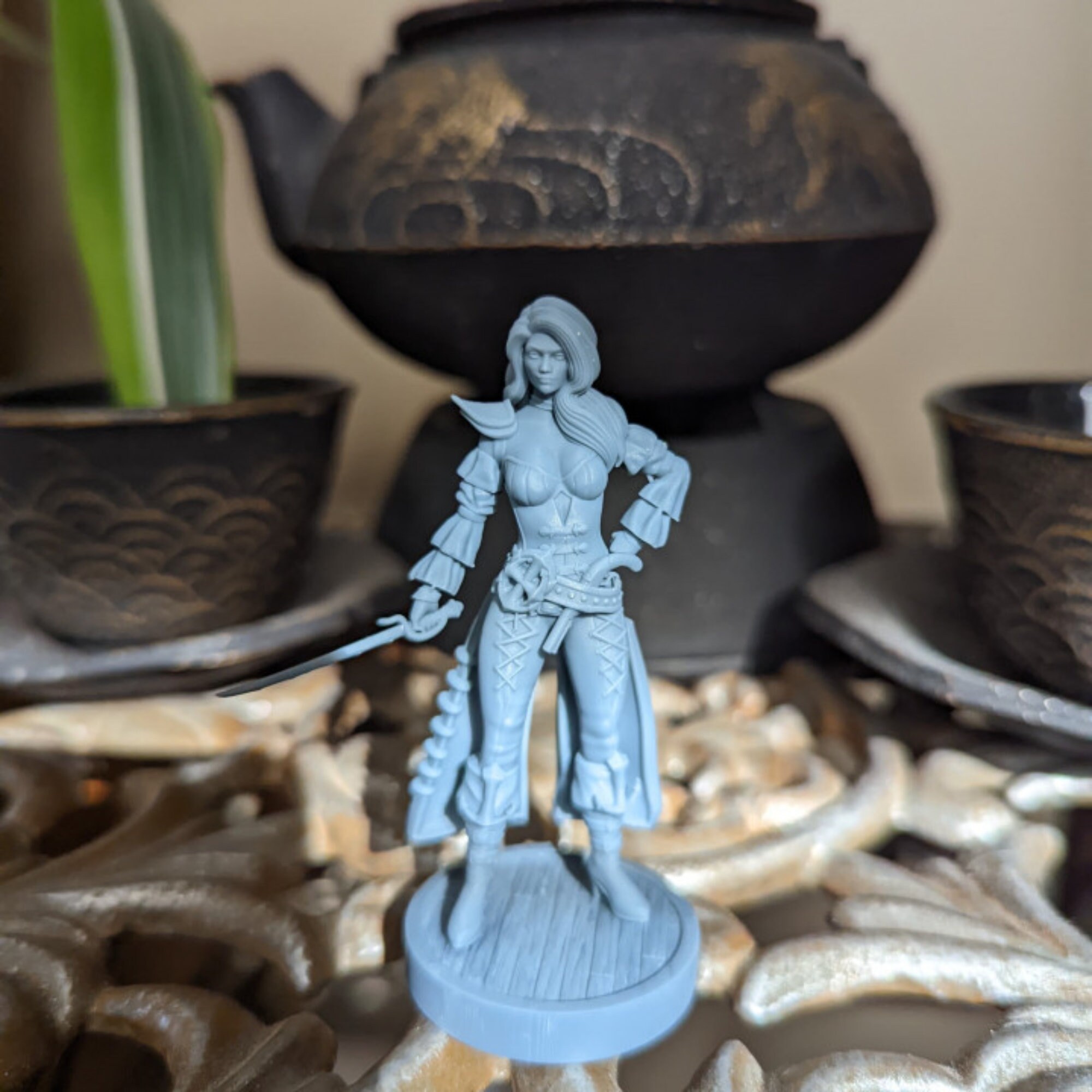 Rosetta Pirate Pirate Girls STL Miniature for Tabletop - Etsy