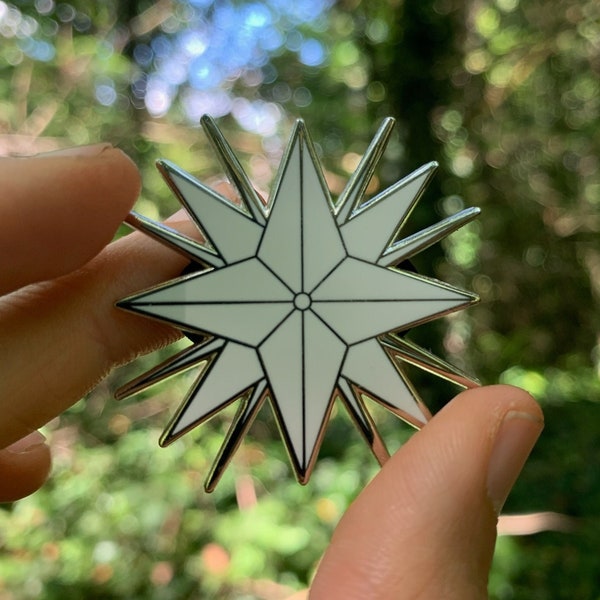 Feanorian Star Hard Enamel Pin | The Silmarillion | Lord of The Rings