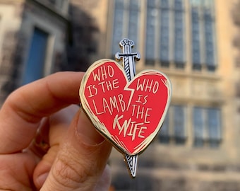 FATM Florence 'Rabbit Heart' Pin | Hard Enamel Pin