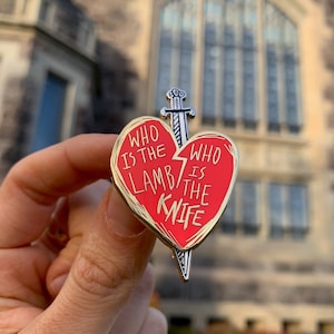 FATM Florence &#39;Rabbit Heart&#39; Pin | Hard Enamel Pin