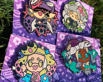 Splatoon Squid Sisters Off the Hook Idol Sensation Enamel Pins