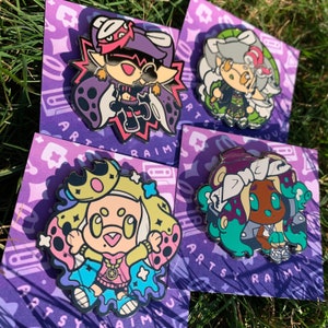 Splatoon Squid Sisters Off the Hook Idol Sensation Enamel Pins