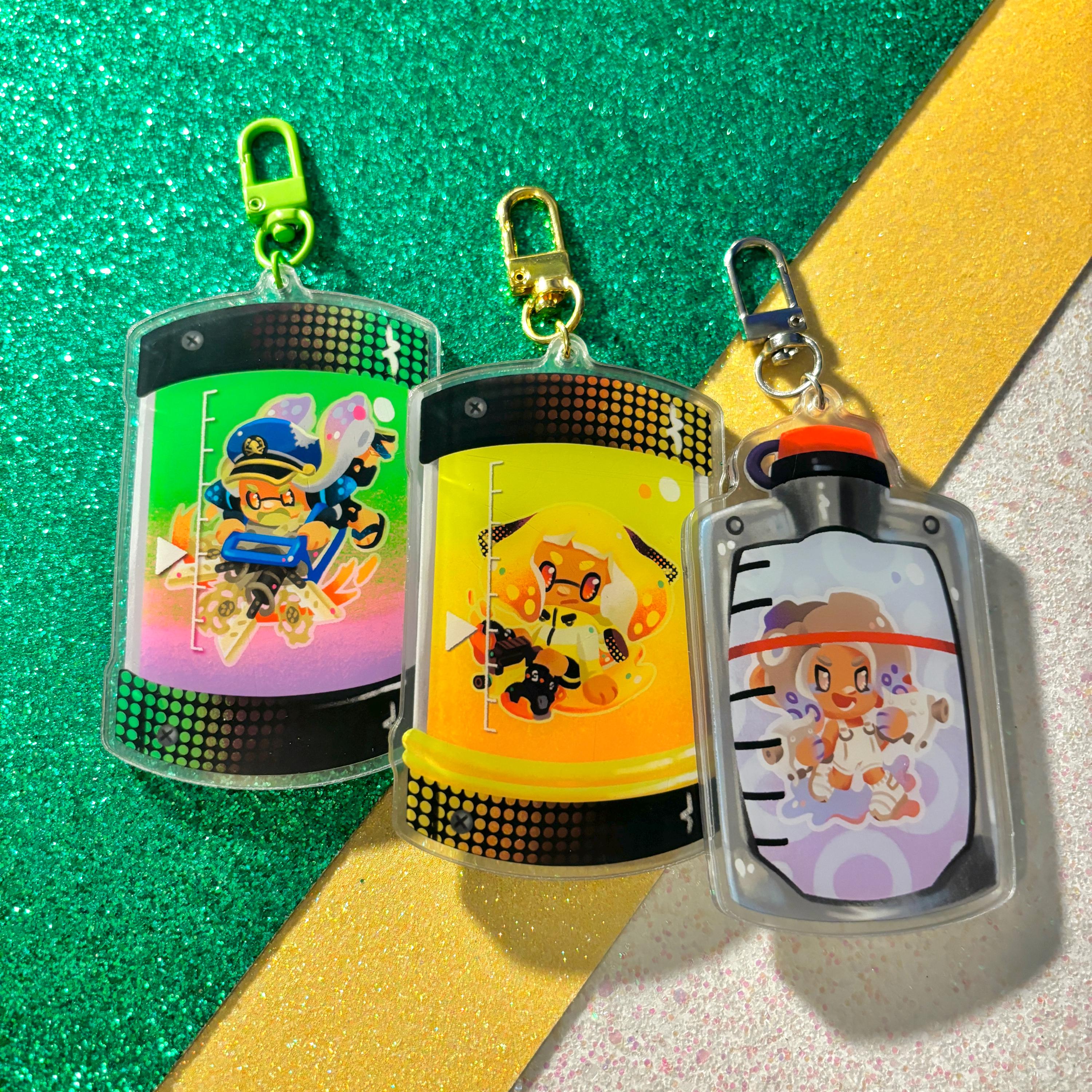 Splatoon Inkling Mascot Ink Tank Acrylic Shaker Charms - Etsy