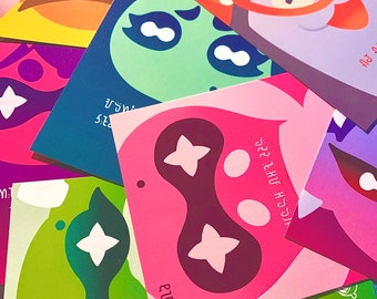 MINI Prints (4 X 6 INCH) - Splatoon Hotlantis IDL Posters Squid Sisters Off the Hook Deep Cut