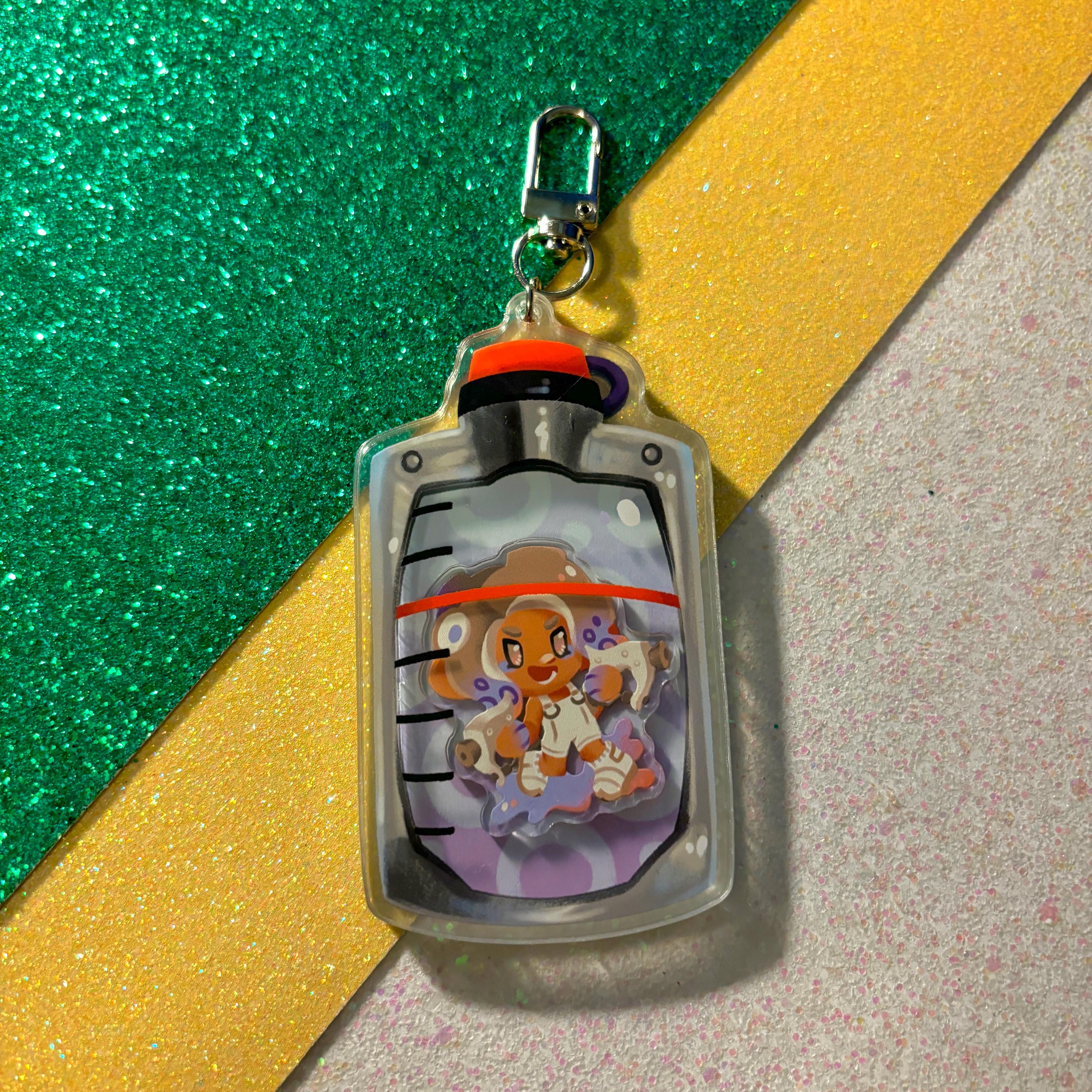 Splatoon Inkling Mascot Ink Tank Acrylic Shaker Charms - Etsy