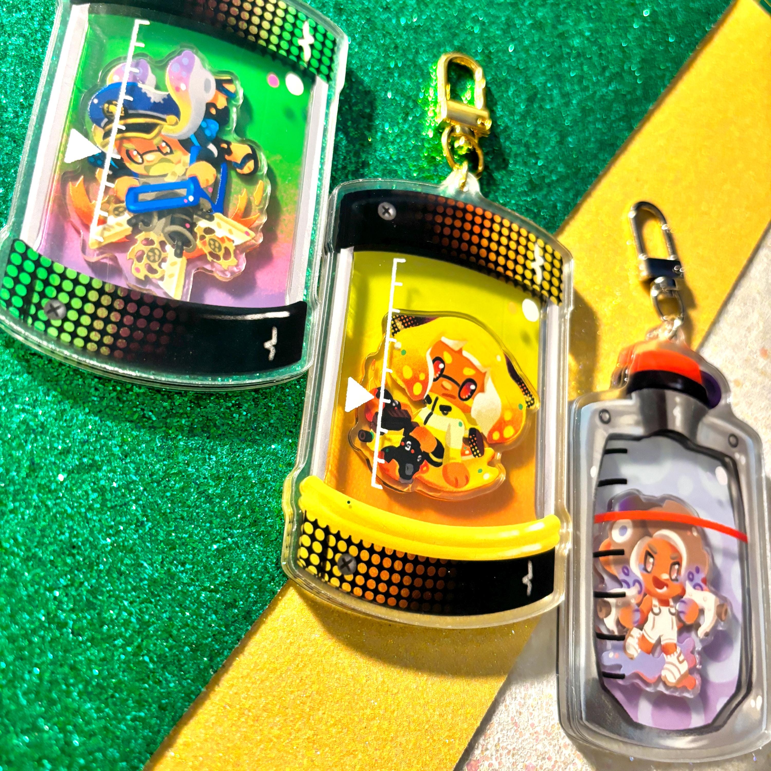 Splatoon Inkling Mascot Ink Tank Acrylic Shaker Charms - Etsy